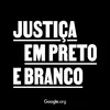 Logo do podcast Justiça em Preto e Branco.