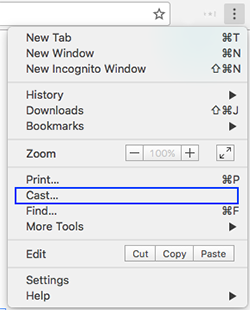 google chrome chromecast extension for mac