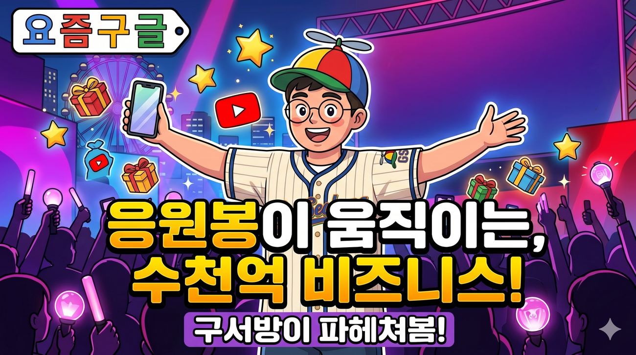 [요즘 구글] 응원봉이 움직이는 수천억 비즈니스! 구서방이 파헤쳐봄 섬네일