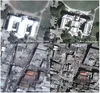 GeoEye から撮影された地震後のハイチの様子を示す画像。