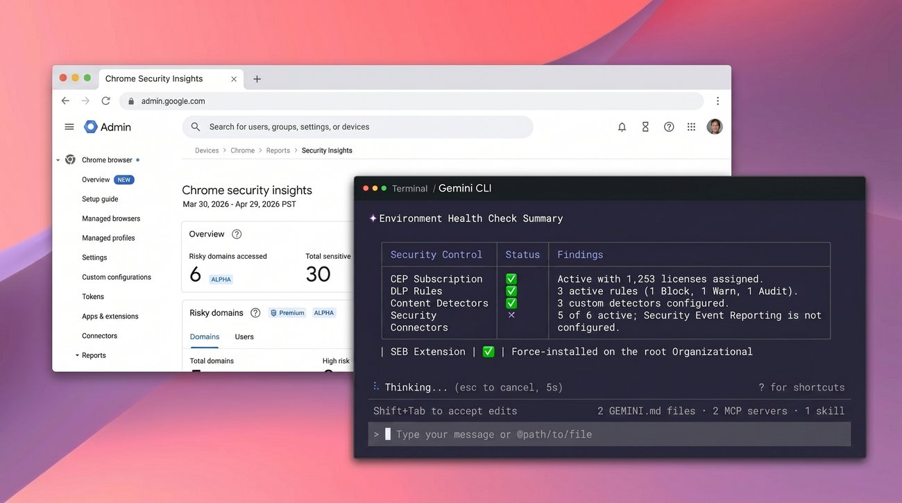 Bringing AI agents to Chrome Enterprise security management