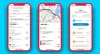 Drei Smartphones zeigen die Google Maps Anwendung mit einer Streckenauswahl des HVV