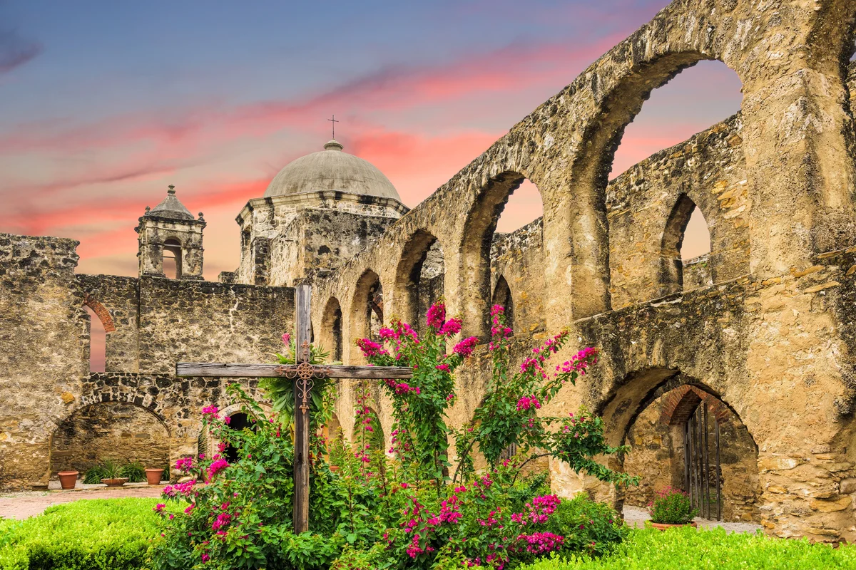 a picture of the painting Mission San Jose by Sean Pavone