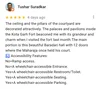 A screenshot of a review on Google Maps from Local Guide Tushar Suradkar showing his accessibility checklist.