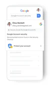 Phone with Google Account Security