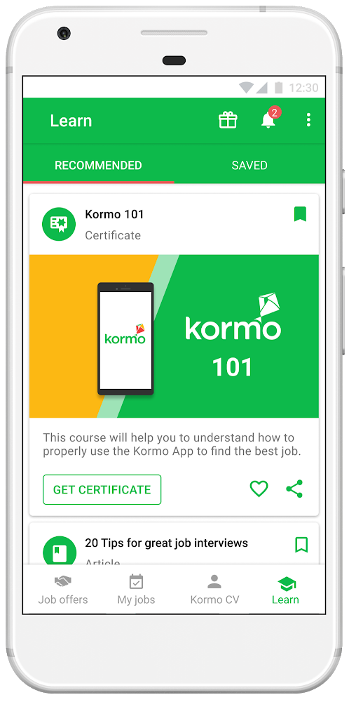 Kormo101training