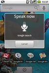 The original Google Voice Search feature on mobile from 2008