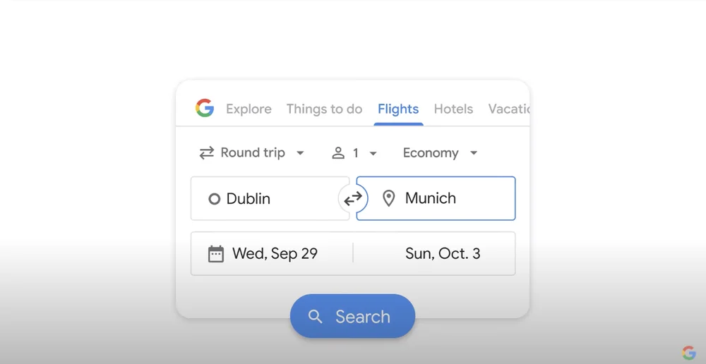 A video showing how Google's travel tools can help you find more sustainable hotel or flight options.