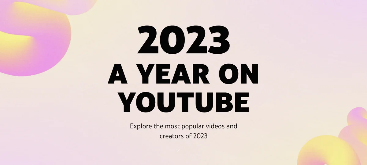 A year on YouTube