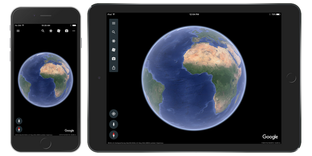 google earth for safari