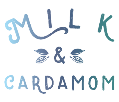 Milk and Cardamom's website logo