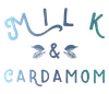 Milk and Cardamom's website logo