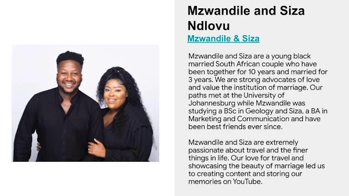 Mzwandile and Siza Ndlovu