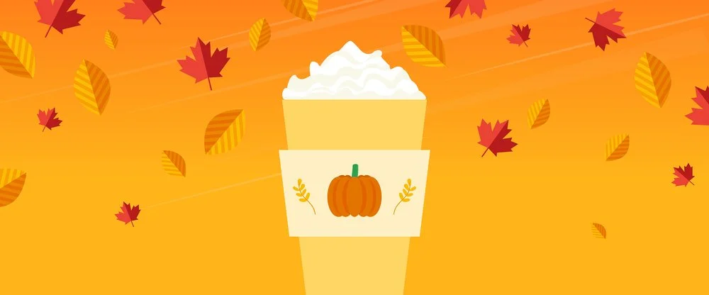 Ilustración puumpkin spice latte