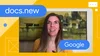 Video of Jaime Schember, the social media lead for Google Workspace, sharing how social media has played a key role in spreading the popularity of their .new shortcuts.