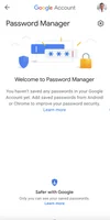 Imagen de pantalla de inicio de password manager