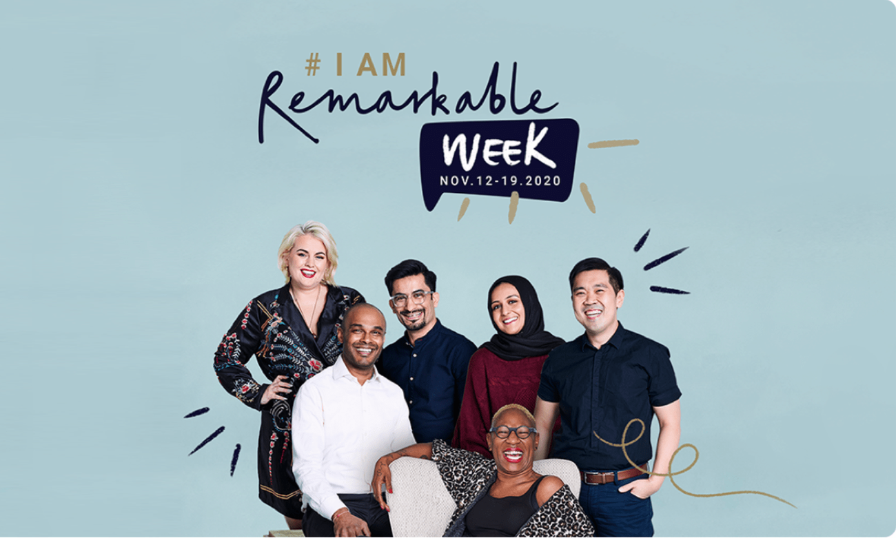 Join #IamRemarkable Week on 12-19 November 2020