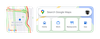 An image of the new Google Maps widgets