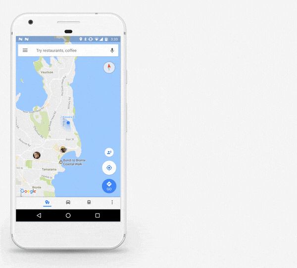 Google Maps permette di condividere la propria posizione con altri utenti