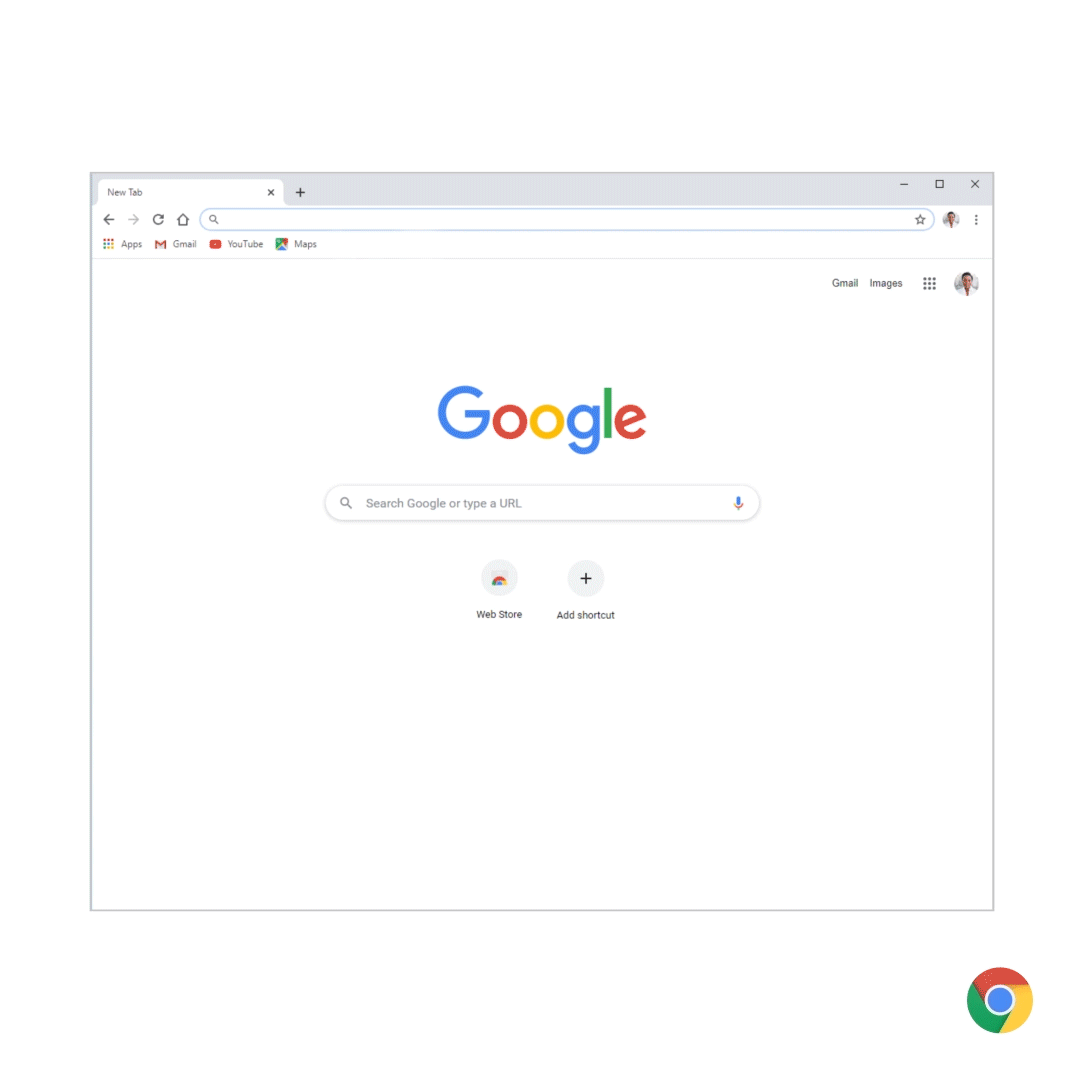 chrome tabs under address bar