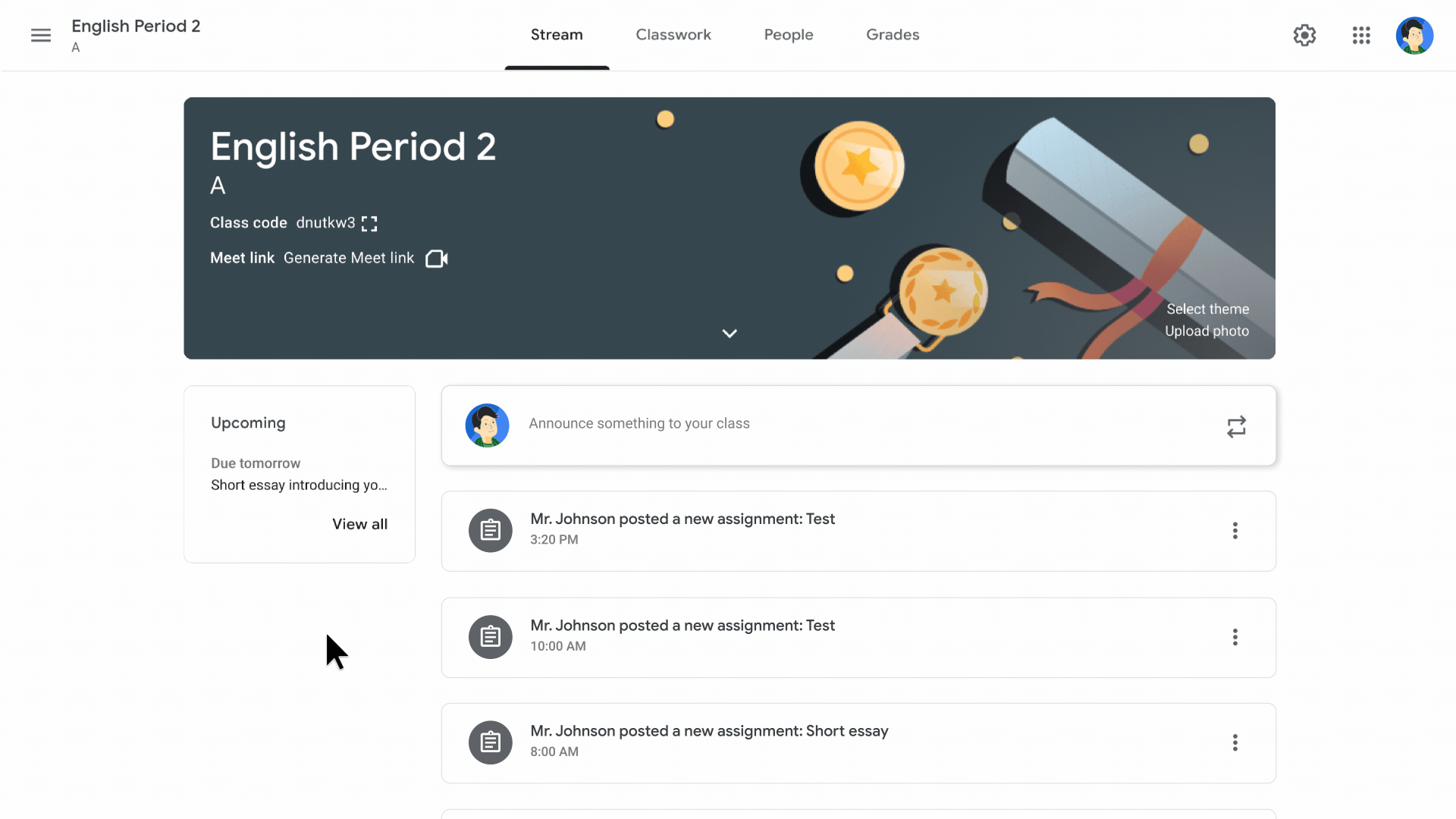 Google Classroom: Initial Setup