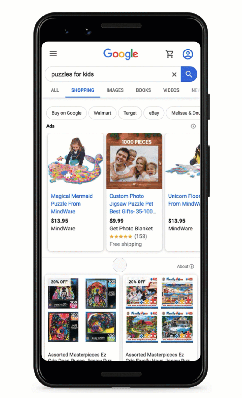 Обновление до Google Shopping