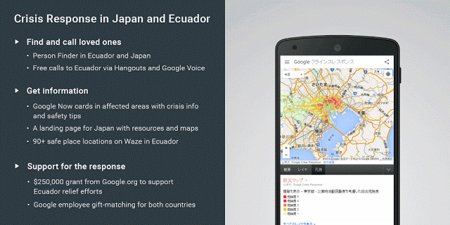 Crisis Response in Japan and Ecuador