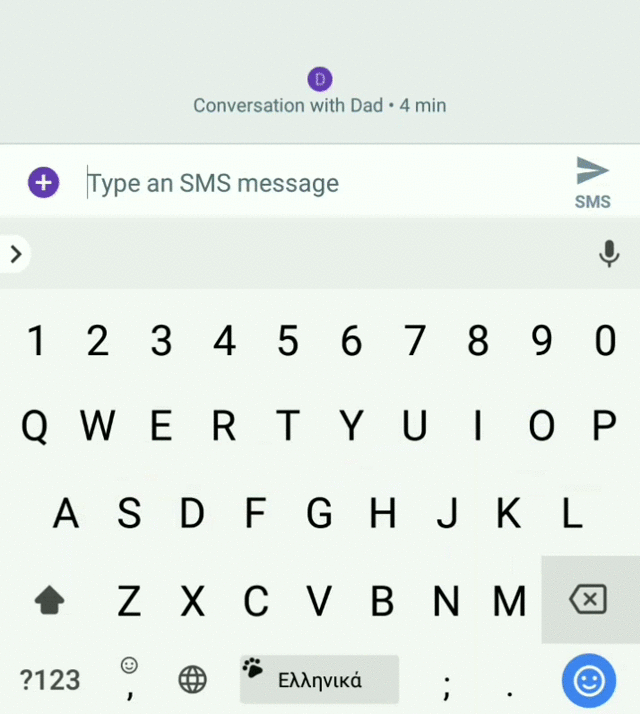 how to get greek letters on phone