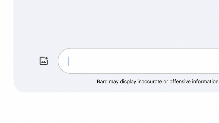 Un GIF montre une personne utilisant Bard pour planifier un voyage au Grand Canyon. Bard répond avec des dates provenant d'un fil de discussion, des informations sur l'hôtel et le vol, et bien plus encore.
