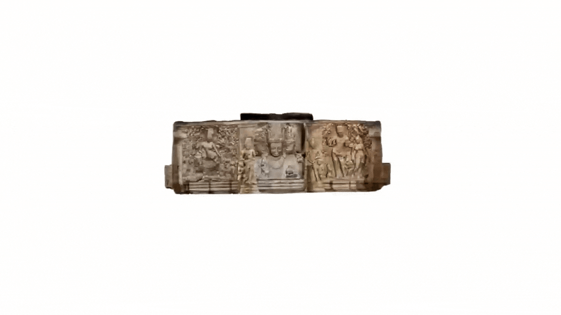 3D model of the Sadashiva panel in the main cave on Elephanta Island©