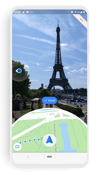 google maps ar