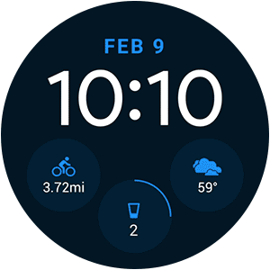 Android Wear 2.0 show information from third-party apps directly in the watchface