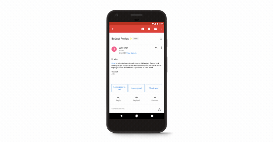 Google presenta Complementos de Gmail, ideal para cuentas de trabajo 27