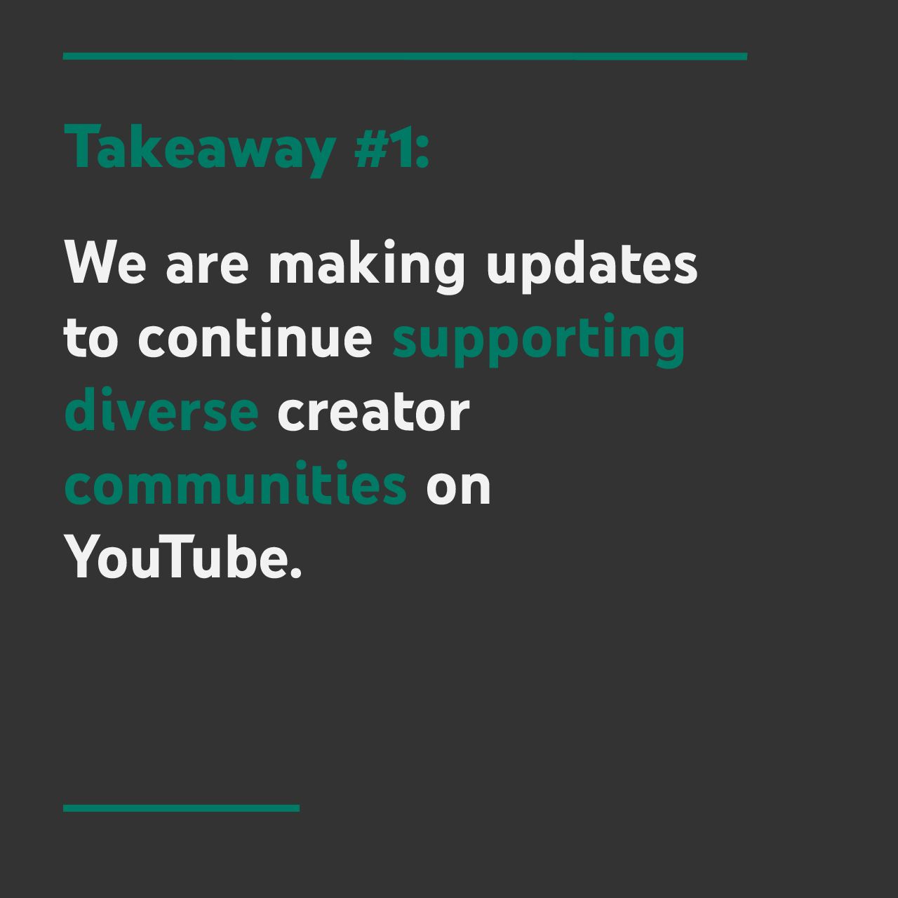 Updates On Our Efforts To Make Youtube A More Inclusive Platform