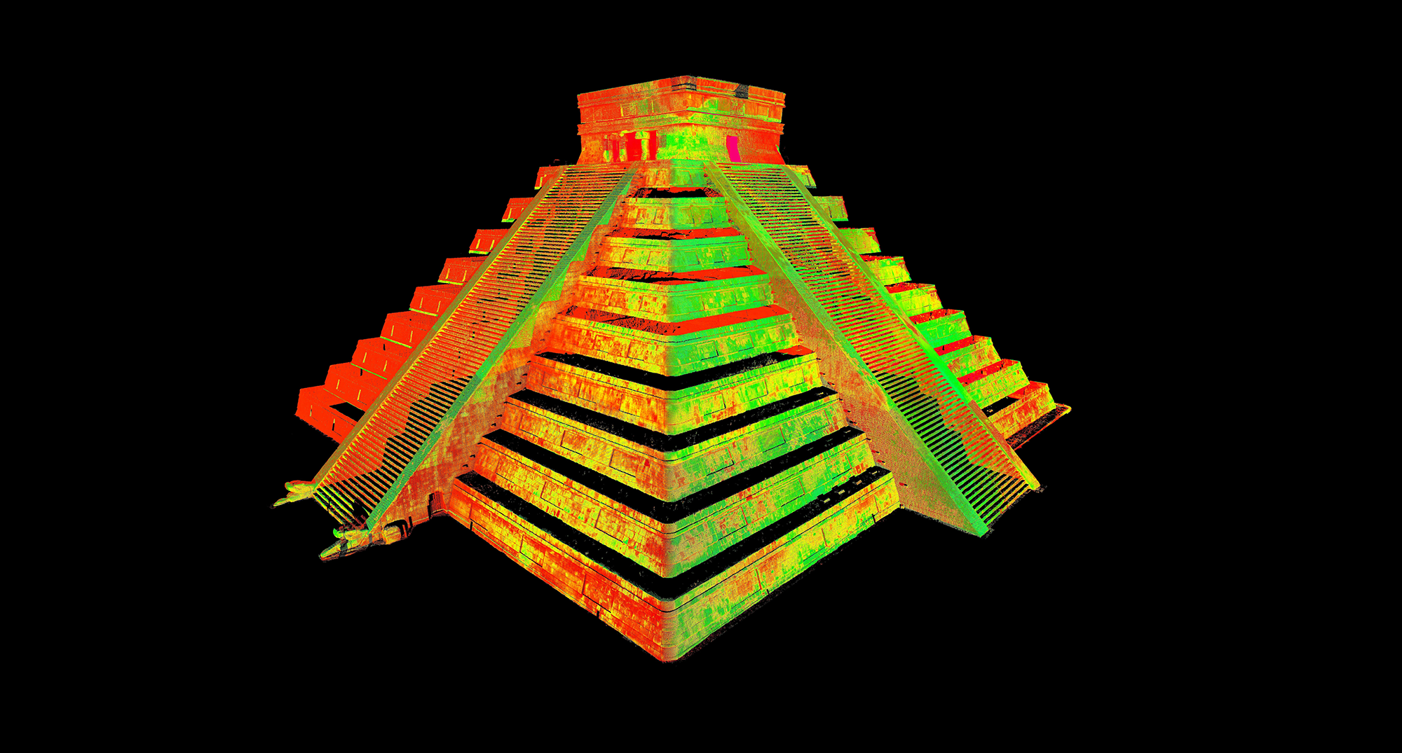 Chichen Itza 3D point cloud.png