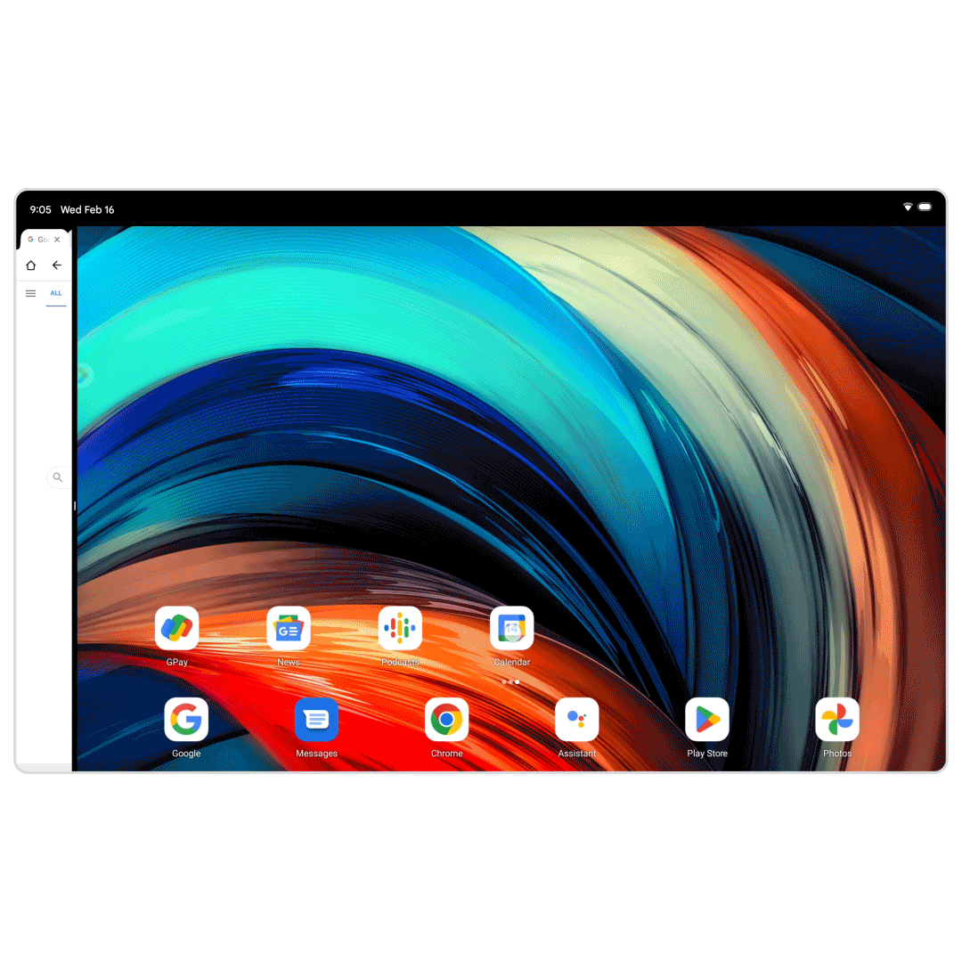 Google Chrome tablet novità