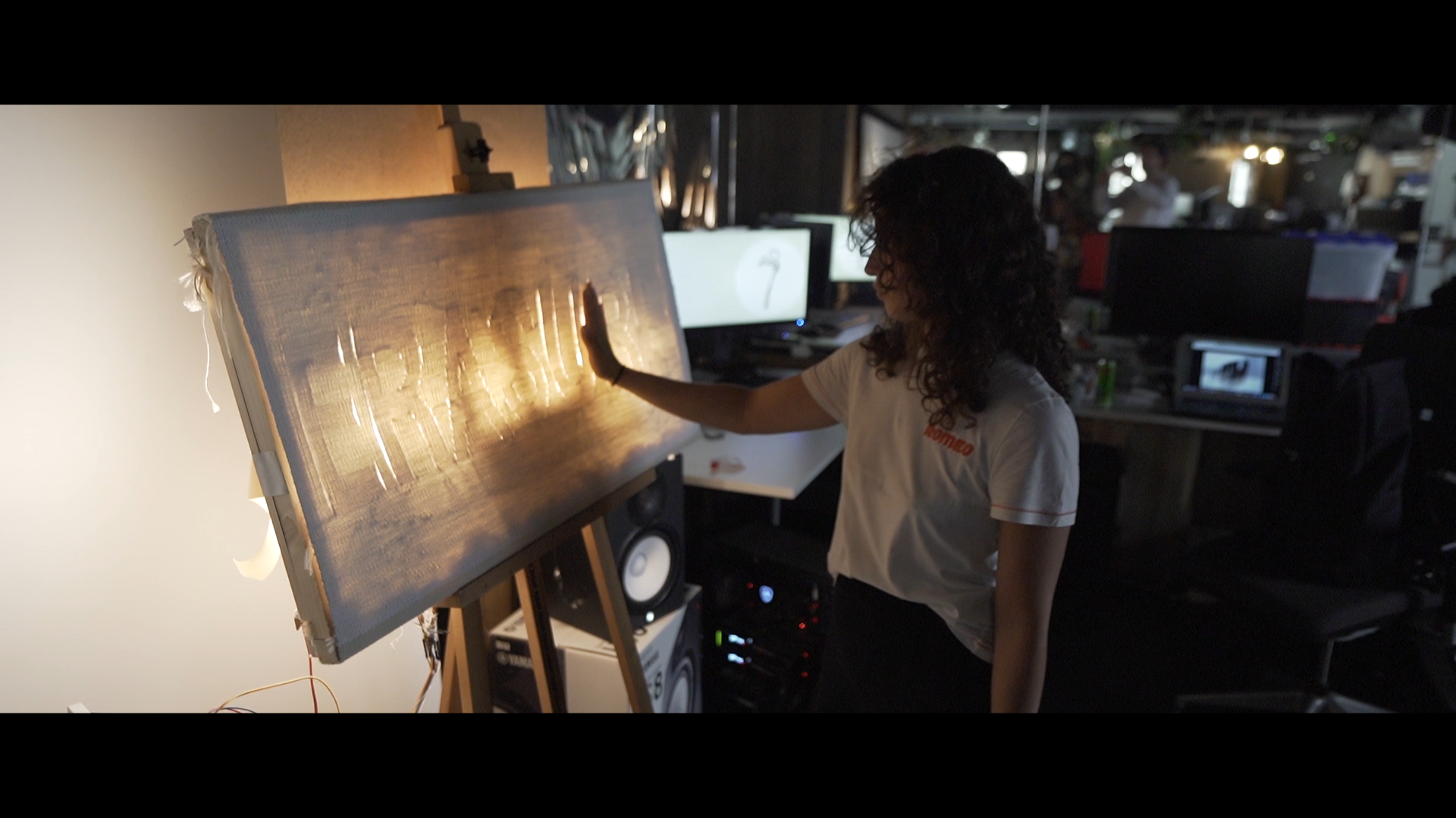 The making of Bensahel’s installation