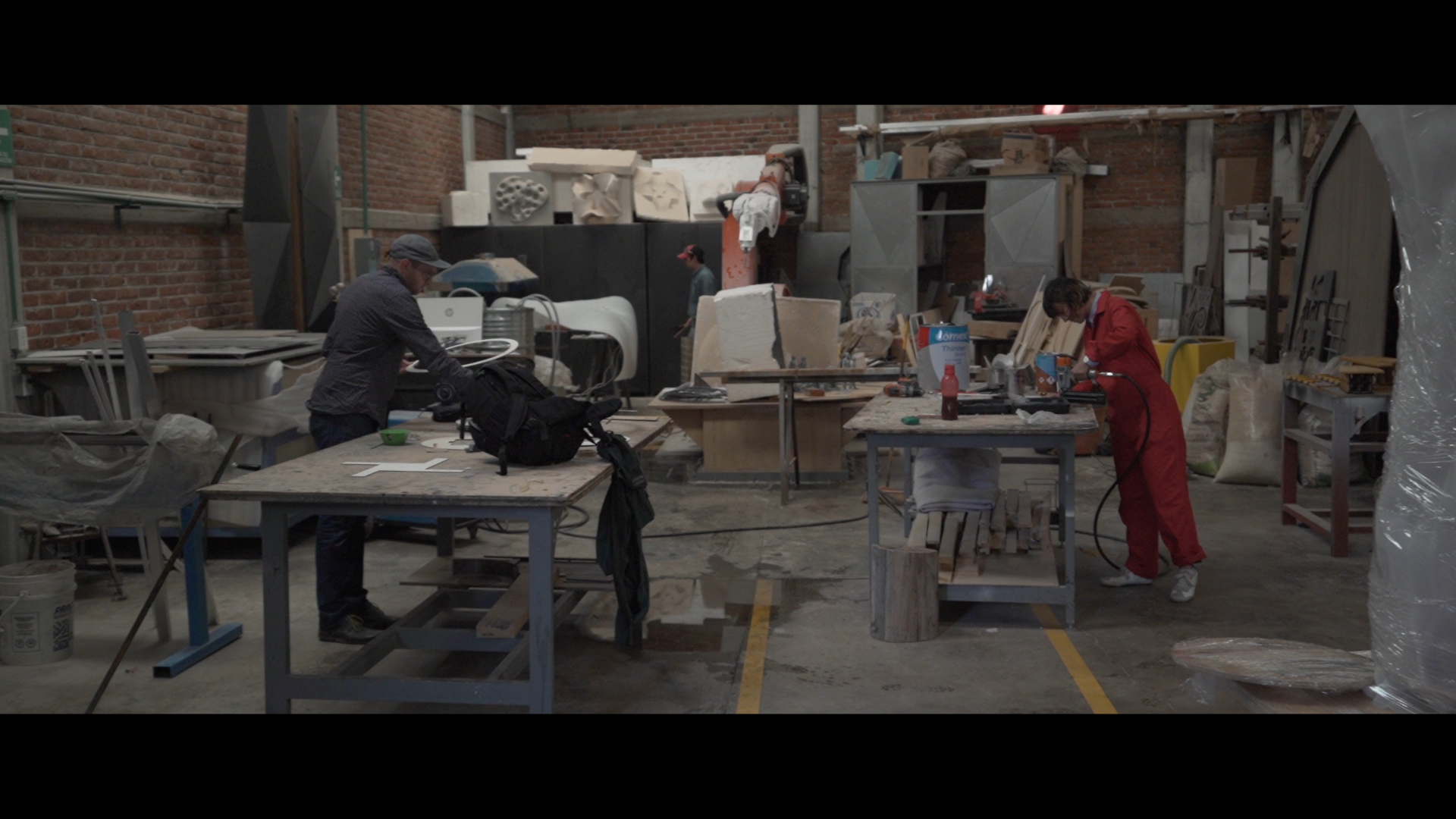 “Notes and Folds” installation