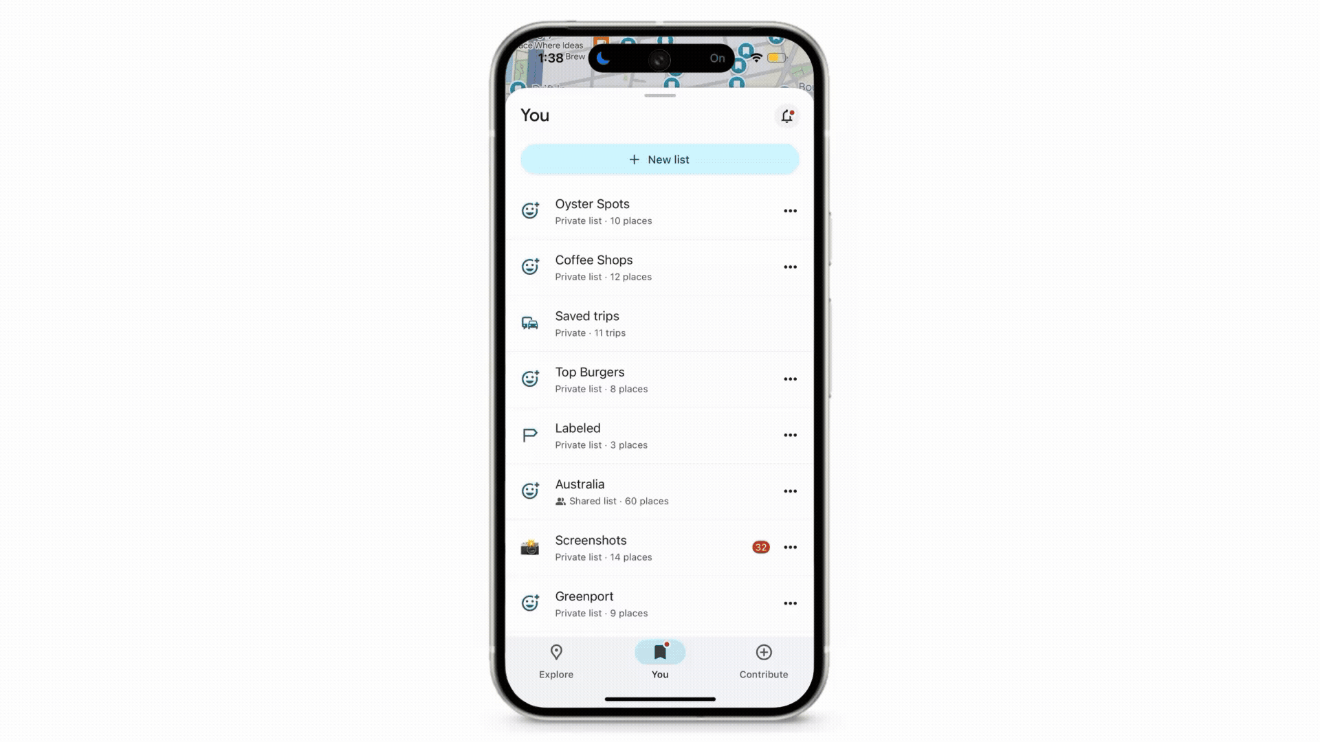 Video showing how to add custom emojis to your lists to personalize your map