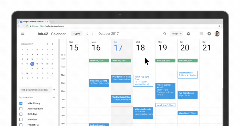 Grazie alla nuova modalità di visualizzazione è possibile affiancare più calendari nella stessa schermata