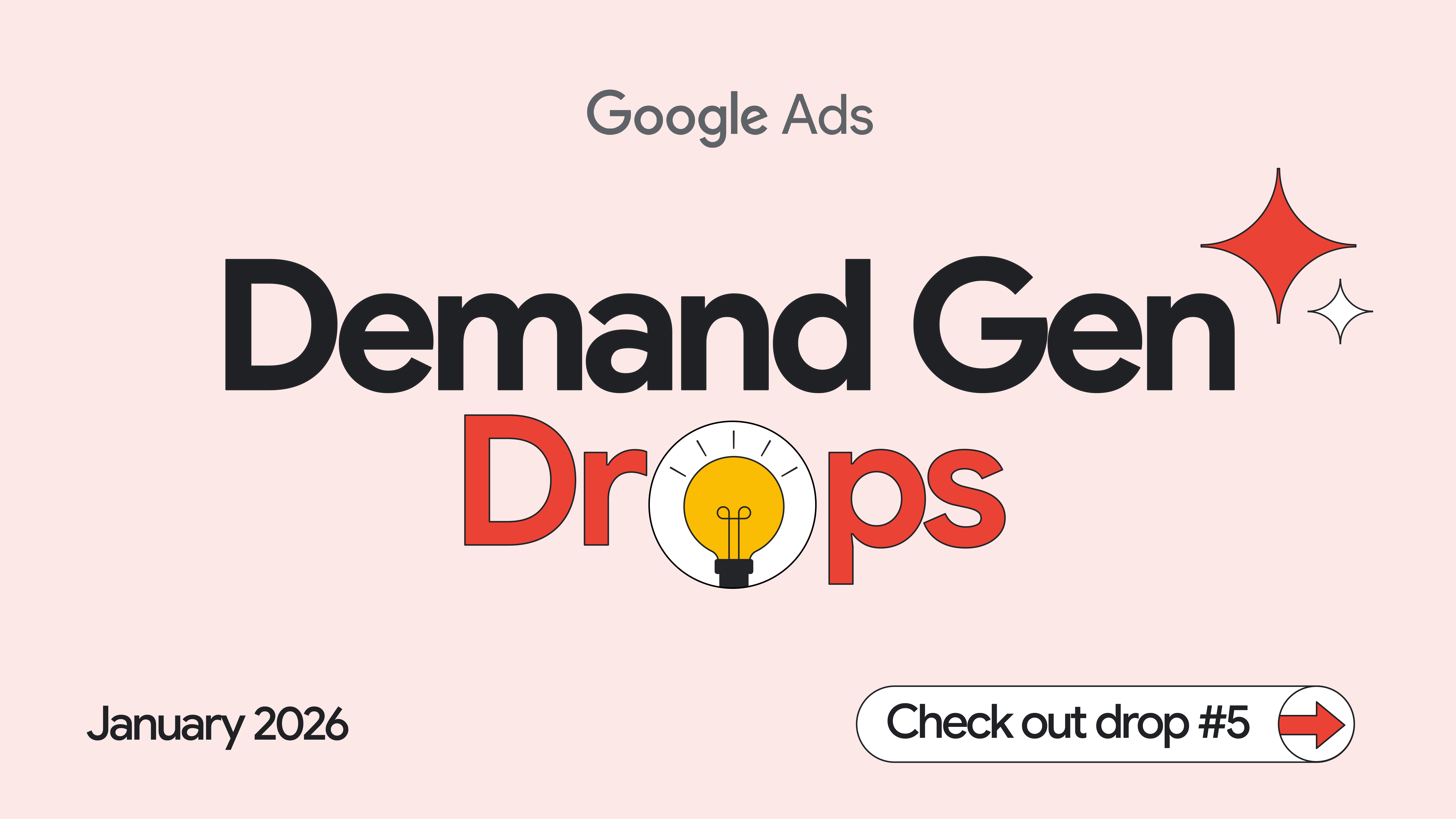 Demand Gen Drops title card with logo and lightbulb iconography.