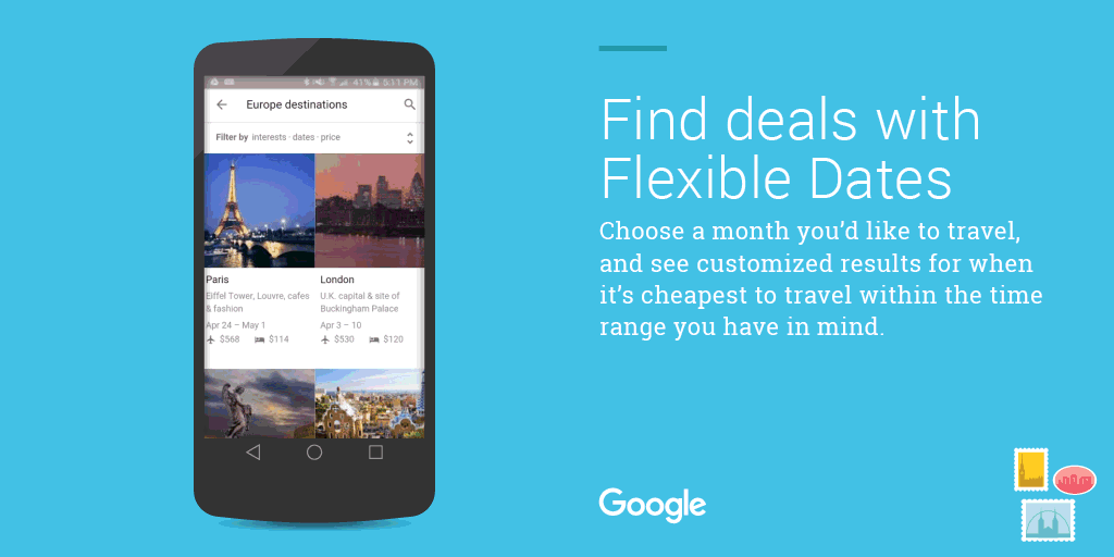 Find deals with flexible rates