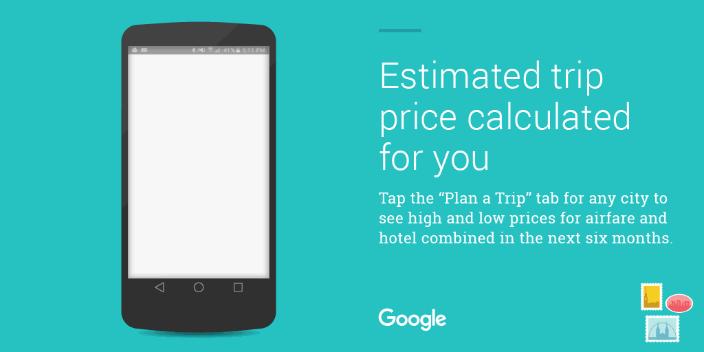 Estimated trip price calculated for you