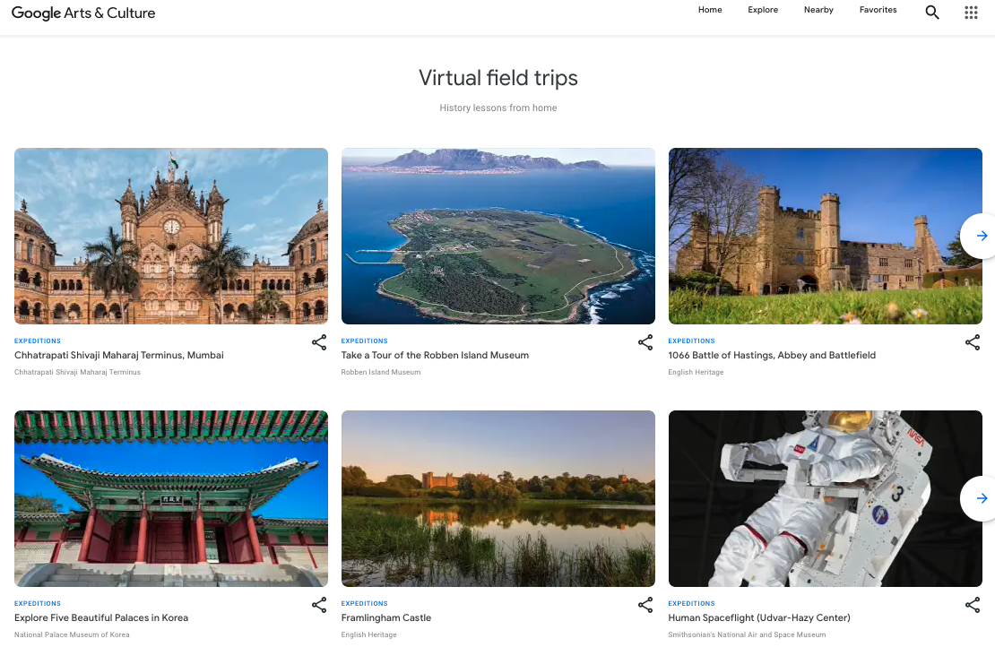 Expanding Google Arts & Culture with Expeditions