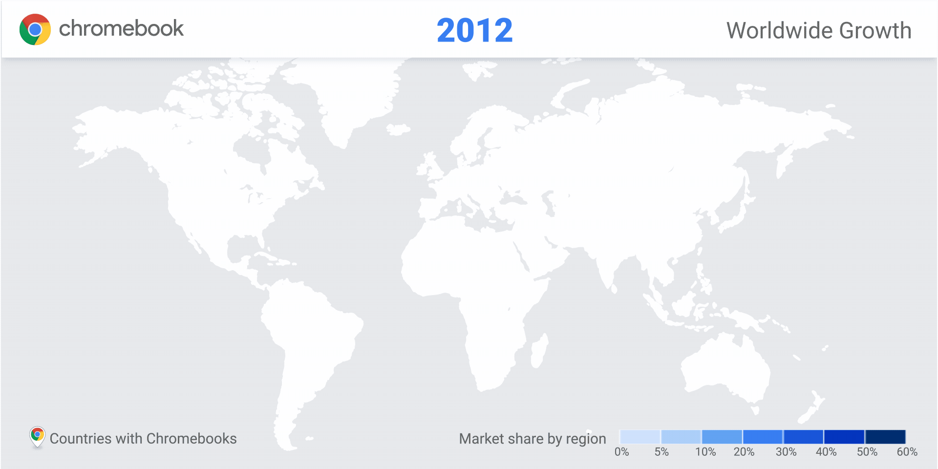 Animated video showing gif of Chromebook growth globally