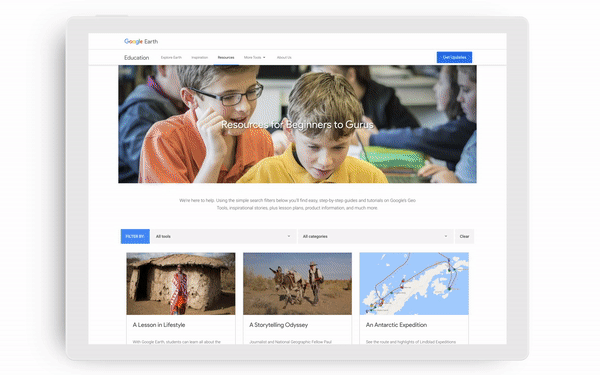 Google Earth education resources