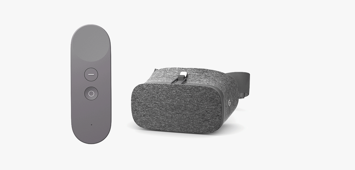 Daydream View headset and controller