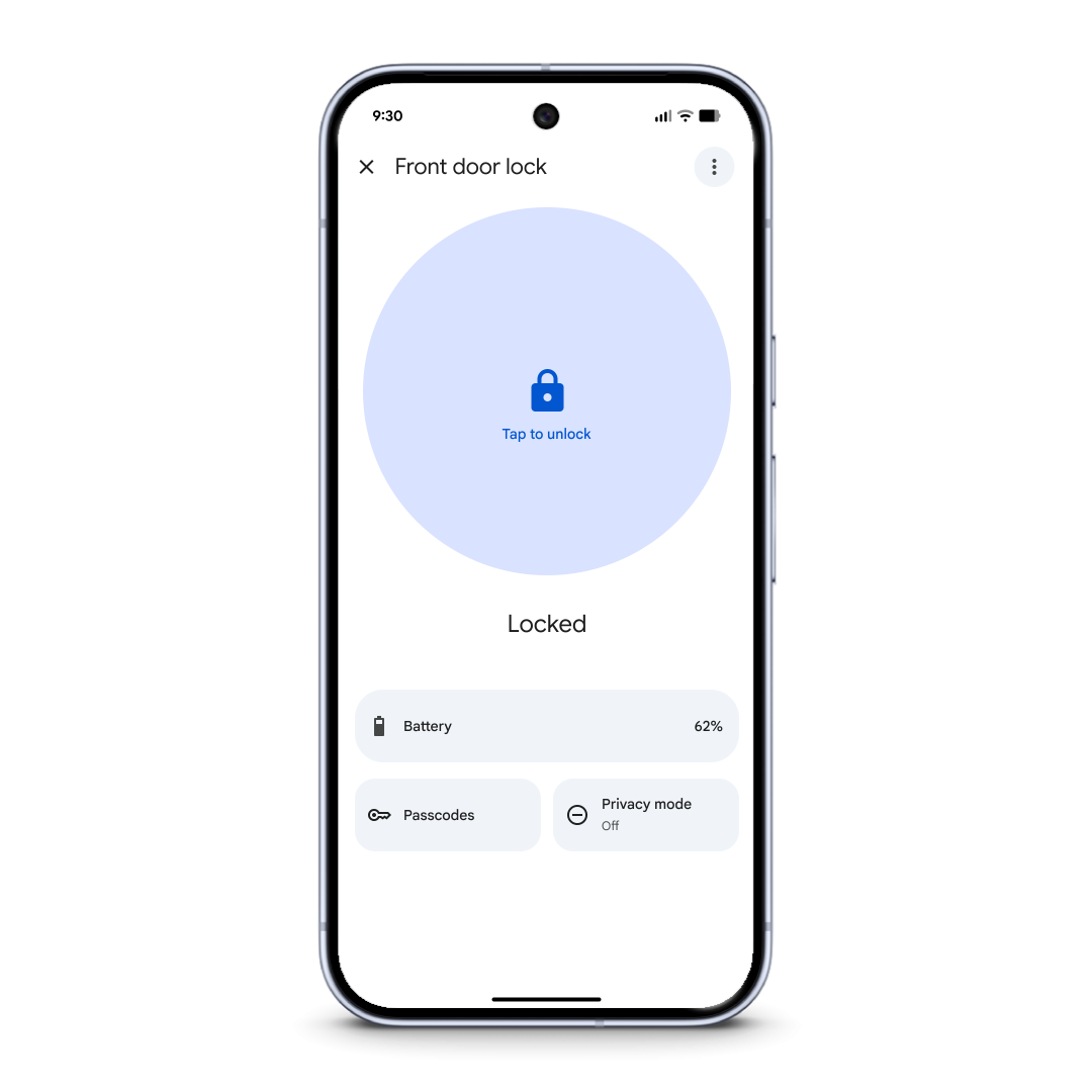 Google Home App now supports the Nest x Yale lock and passcode management