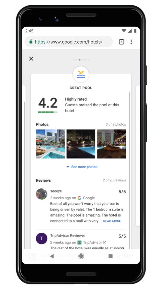 Hotel highlights pool