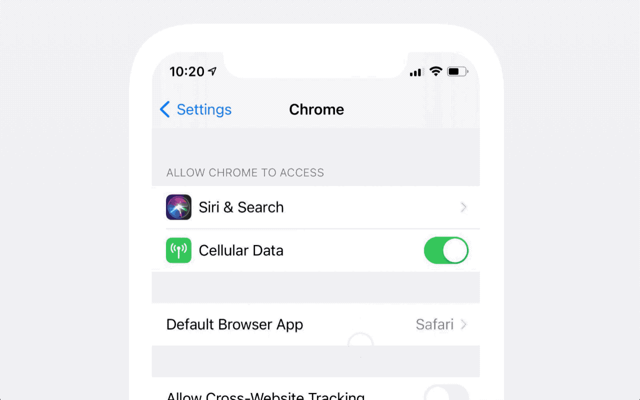 How to make Chrome your default browser in iOS